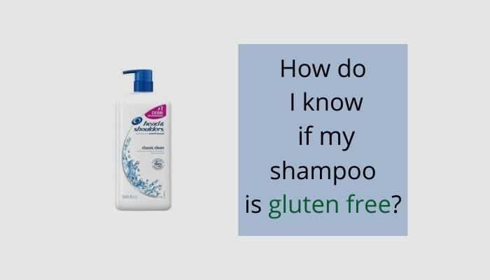 How do I know if my shampoo is gluten free