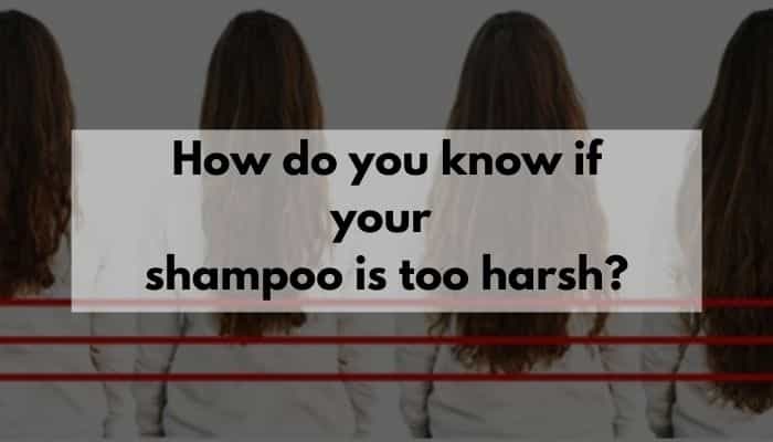 How do you know if your shampoo is too harsh
