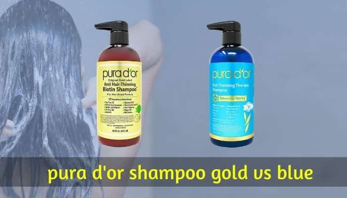 pura d'or shampoo gold vs blue